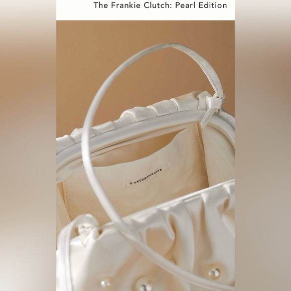 Anthropologie The Frankie Clutch: Pearl Edition NWT - Picture 4 of 17